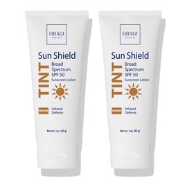 Obagi Sun Shield Tinted Sunscreen – Broad Spectrum SPF 50 Protection from the Sun – Warm Tint – 2 Pack, 2 * 3 oz