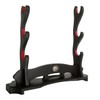 SEEMINESALE 3 Tier Katana Stand,Samurai Sword Holder,Black Sword Mountain,Large Size