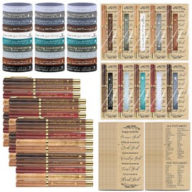 Sayglossy 30-Piece Christian Gift Set for Men with Bible Verses – Inspirational Wristbands, Bookmarks & Faith Cards Set