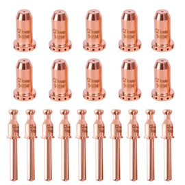 10Pcs 9-0096 Electrodes & 10Pcs 9-0094 Nozzle Tips 40A fit for Thermal Dynamics Cutmaster 42/12 Cutter with SL40 Torth