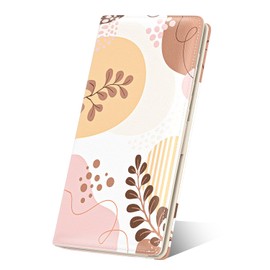 Nipichsha Womens Wallet, RFID Slim Wallets for Women, Thin Ladies Credit Card Holder Purse, Cute Leather Bifold Clutch Billfold with 11 Card Slots & ID Window, Tropical Leaf