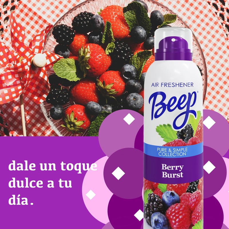 Beep Air Freshener - Berry Burst 3PACK
