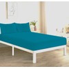 Fitted Bed Sheet With FREE Pillow Case Poly Cotton TEAL