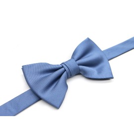 OCIA Pajarita de moño para hombre, ajustable, formal, para bodas, fiestas, Azul (Dusty Blue), Talla única