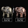 VOANZO Metal Ashtray Elephant With Lid Seal Creative Decorative Ashtray