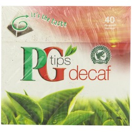 PG Tips Decaf 40 Ct Tea Bags - 2 Pack