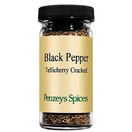 Cracked Black Pepper By Penzeys Spices 2.3 oz 1/2 cup jar (Pack of 1)