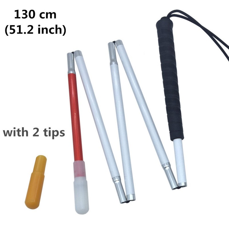 Blind Swan Folding Five Tier Aluminum, Cap (2 Pieces) (Black