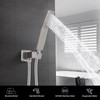 Heyalan SUS304 Stainless Steel Handheld Shower Wand High Pressure Luxury