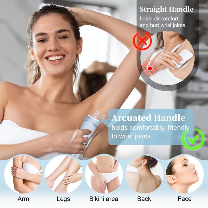 Electric Shaver Razors for Women 2-IN-1 Electric Razor for Womens