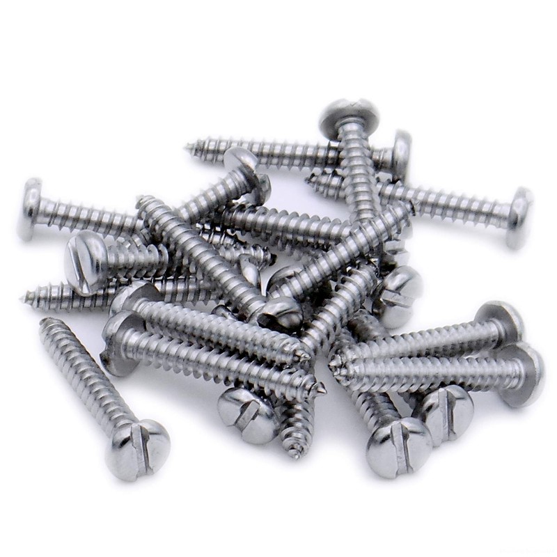 No.8 x 1.25 (4.2mm x 32mm) Slot Pan Self-Tapping Screw