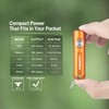 ThruNite Tiミニキーチェーン懐中電灯、USB-C充電式EDCポケットライト、明るい650ルーメンの小型キーチェーンガジェット、キャンプ、日常の持ち運び、屋内屋外での使用に