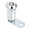 sourcing map Cylinder Zinc Alloy Chrome End Tubes Cam Lock