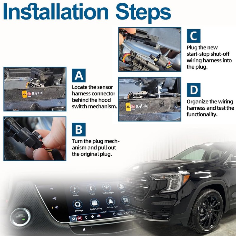 Auto Start Stop Eliminator/Disabler/Disable for 2019-2024 Chevy Traverse Blazer Malibu