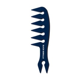 Slick Gorilla Texture Comb for Men & Women - Football Edition Carbon Wide Tooth Comb - Styling Comb for Straight, Wavy & Curly Hair - Adds Texture, Lift, Shape & Control - Men’s Hair Styling Product