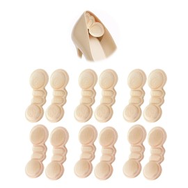 tiyiyok 6 Paar Fersenpolster Schuhe, Fersenschutz Schuheinlagen, Erstklassiges Hackenpolster, Selbstklebende Rutschfeste Fersenkissen für Zu Große Schuhe, Bequemer Schutz Gegen Reibung und Blasen