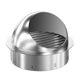 12 Inch Dryer Vent Cover Stainless Steel Round Air Ventilation Dryer Exhaust Vent Wall Vent Cover Ventilation Grill Hood
