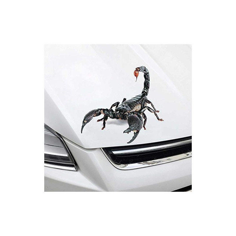 3D Scorpion Car Sticker Zodiac Tuning Animal Sticker Scorpions Multi-Coloured