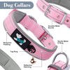AUAUY Collar de perro de nailon, collar de perro reflectante