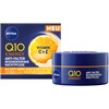 NIVEA Q10 Energy Anti-Falten Nachtpflege, feuchtigkeitsspendende Nachtcreme mit Q10, Vitamin