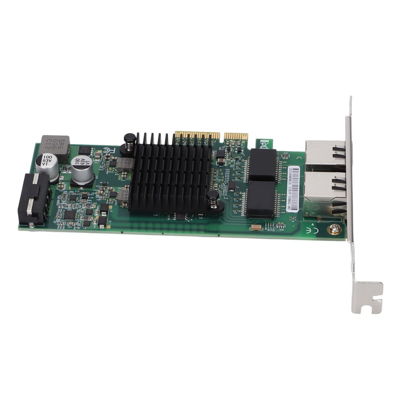 Network Card PCIE X4 Rj45 10/100/1000Mbps Gigabit Dual Port Electric