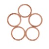 5pcs Copper Washer Flat Sealing Gasket Ring Spacer for Car