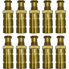 Poolzilla Pool Safety Cover Brass Anchors for Concrete and Pavers - 10 Pack - Universal Fit