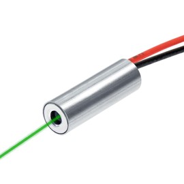 Quarton Green Dot Laser Module VLM-520-03 LPO, Class 1, Economical, Operation Voltage 7-10 VDC, Auto-Power-Control Driver Circuit