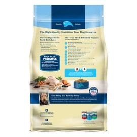 Blue Buffalo Life Protection Formula Puppy Dry Dog Food with DHA and ARA, Made with Natural Ingredients, Chicken & Brown Rice Recipe, 5-lb Bag