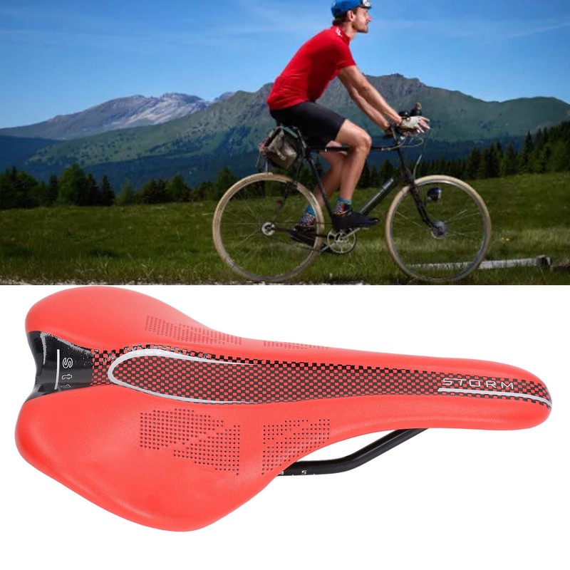 Mountain Bike Saddle Microfiber Leather Ultralight Soft Mountain Bike Seat