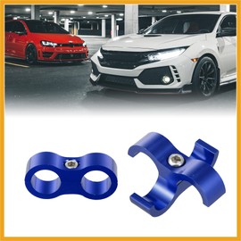 Partuto AN8 Car Auto Hose Separator Clamp Fuel Line Connector Kit Blue Replacement
