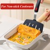 Silicone Spatula Turner Set of 2, Heat Resistant Pancake Spatulas