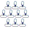 10Pcs Keychain Clasp 38mm Firm Rust Proof Bright Luster Simple