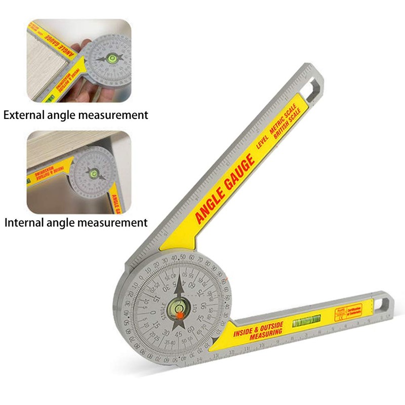 Miter Saw Protractor Angle Ruler, 360 Degree Measure Tool ,Angle