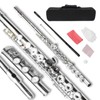 New Flute Closed Hole C key wooden body Flutes Gloves