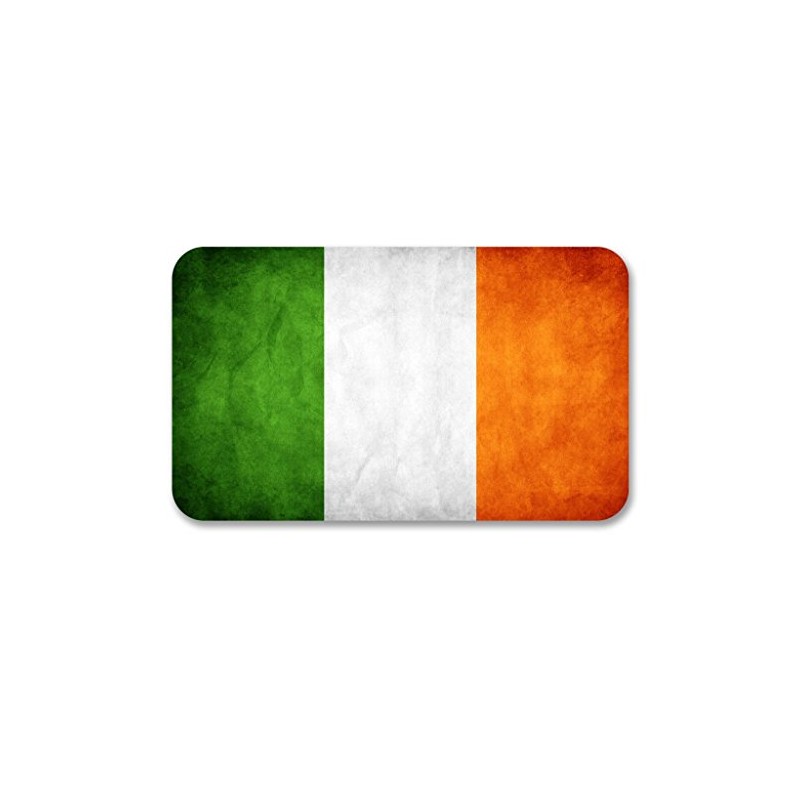 2 x 10cm/100mm Irish Flag Window Cling Sticker Car Van