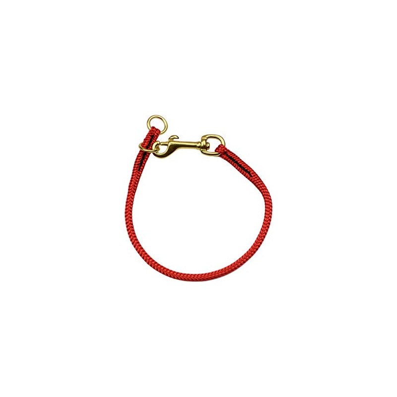 REDLINE K-9 Nylon Dominant Dog Choke Collar Red, 15 inch