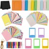 HoaaiGo 86 Pieces Instant Camera Mini Accessories, 60 Photo Frame
