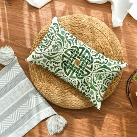 Artoid Mode Celtic Knot III St.Patrick's Day Cushion Cover, 30x50 cm Seasonal Spring Decorative Pillow Case Cover Sofa Living Room Outdoor Decor