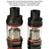 Armerah Top Hat 810 Drip Tip eCig Mouthpiece Short/Wide Carbon/POM