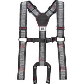 Tajima YPLS-LWH Suspenders Limited Safety Belt, S Line, White, Fall Prevention, Electrical Work, Safety Work in High Places