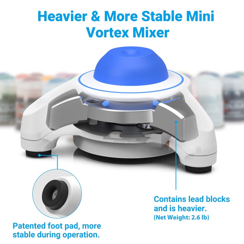 FOUR E'S SCIENTIFIC Mini Vortex Mixer - Lab Vortex Shaker,