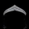 QXMYOO Cubic Zirconia Wedding Tiaras for Bride Small Sweet 16