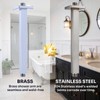 Enga Polished Chrome 12 Inch Square Ceiling Mount Shower Arm