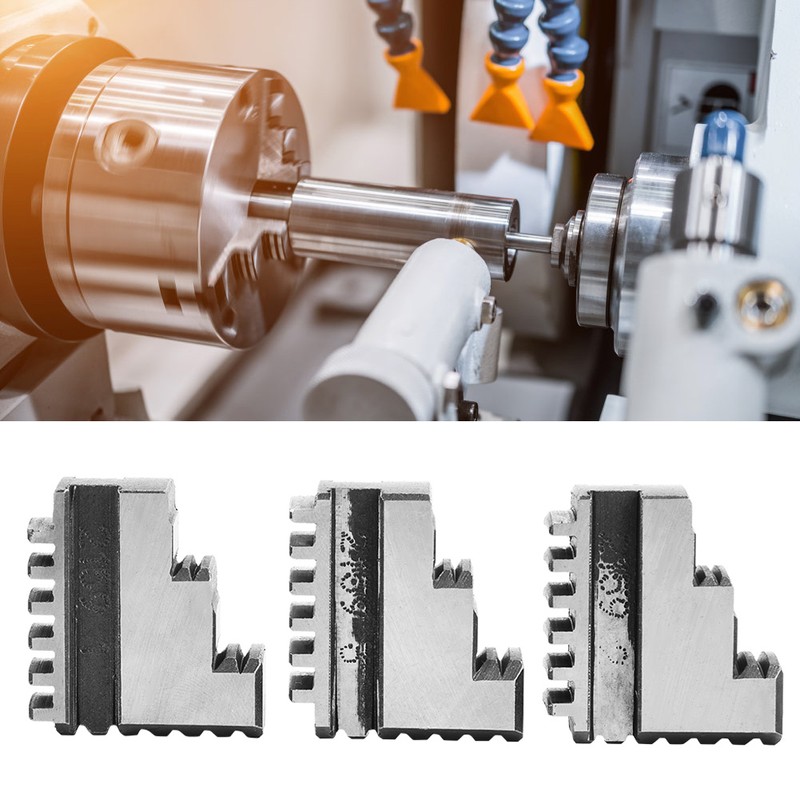 3 Pcs K11-100 Internal Jaw 4in Chuck 20CrMnTi High Strength