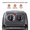 Comfort Zone 1500W Personal Ceramic Space Heater with Adjustable Thermostat