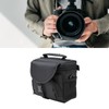 Black Camera Bag Oxford Cloth 18x11x16cm Camera Case Shoulde Handheld