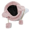 Clakllie Fuzzy Women's Bucket Hats Winter Fisherman Cap with Earflaps