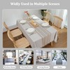 JIALE Tablecloths for Rectangle Tables, Cotton Linen Table cloth Waterproof