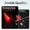 RENGENG Light Up FireGod Tanjiro Sword, 40 Inches Rechargeable Plastic